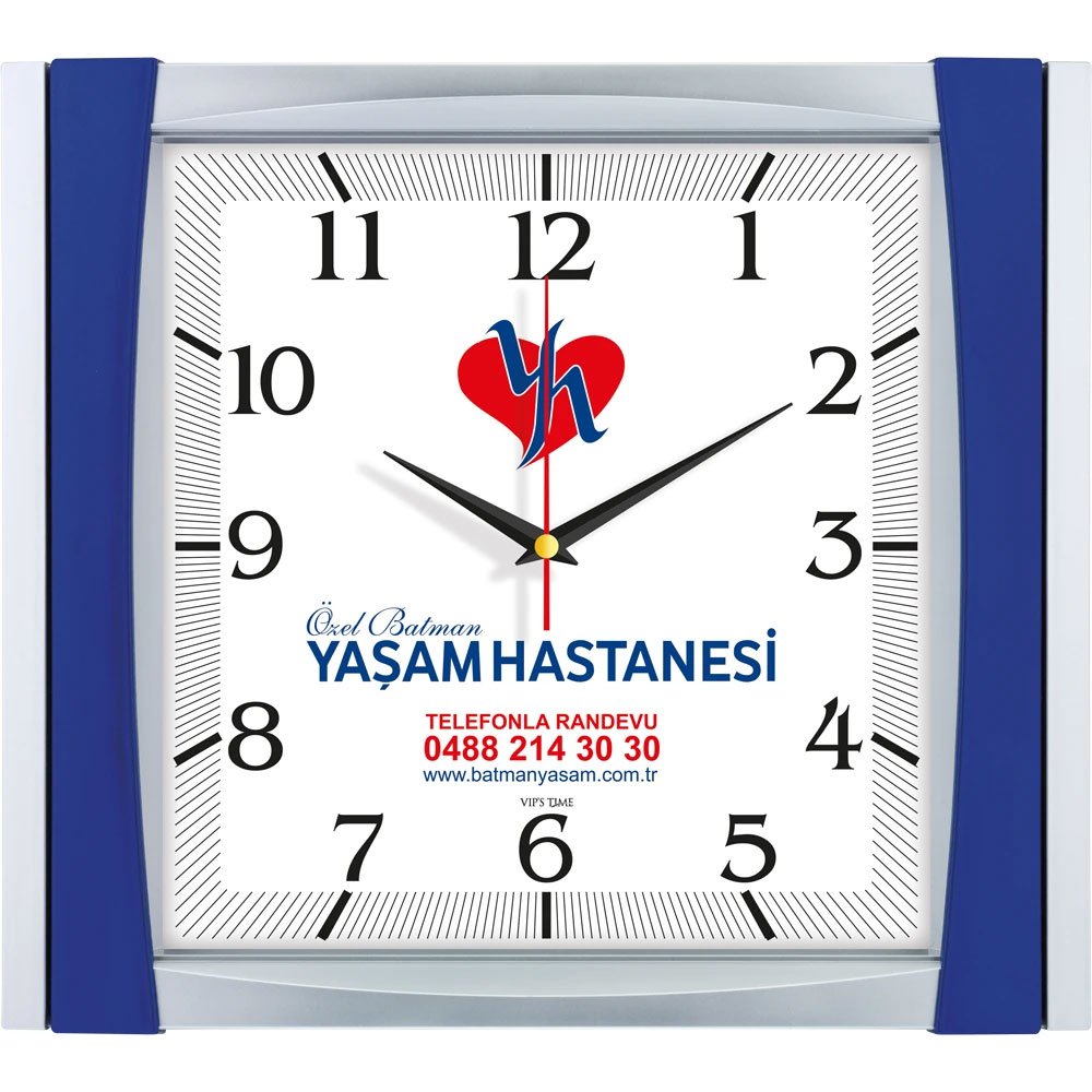 V30-515-L Plastik Duvar Saati I Kumluca Antalya Promosyon