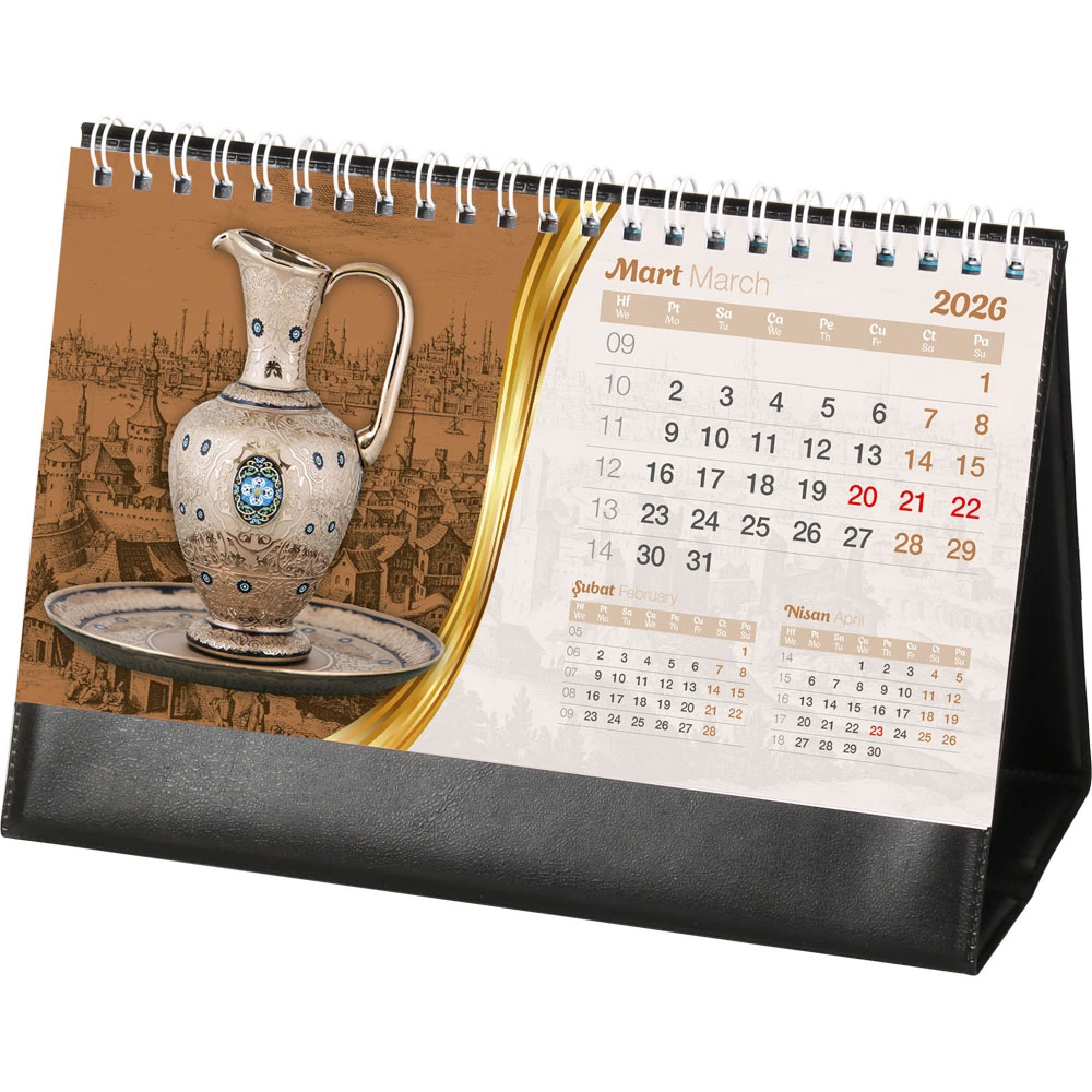 AMT-02-SB Osmanlı Masa Takvimi I Kumluca Antalya Promosyon