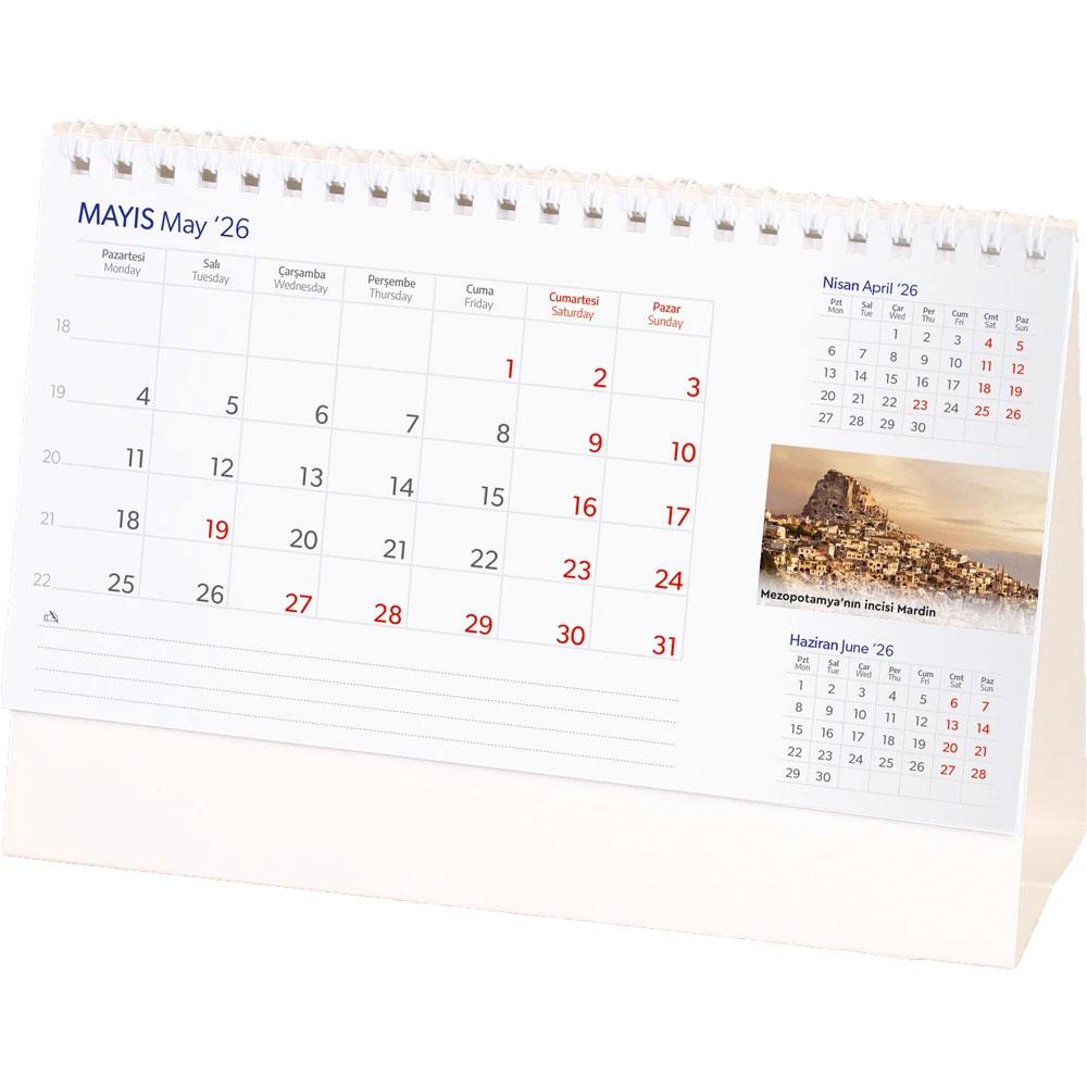 AMT-03-BT Anadolu Masa Takvimi I Kumluca Antalya Promosyon