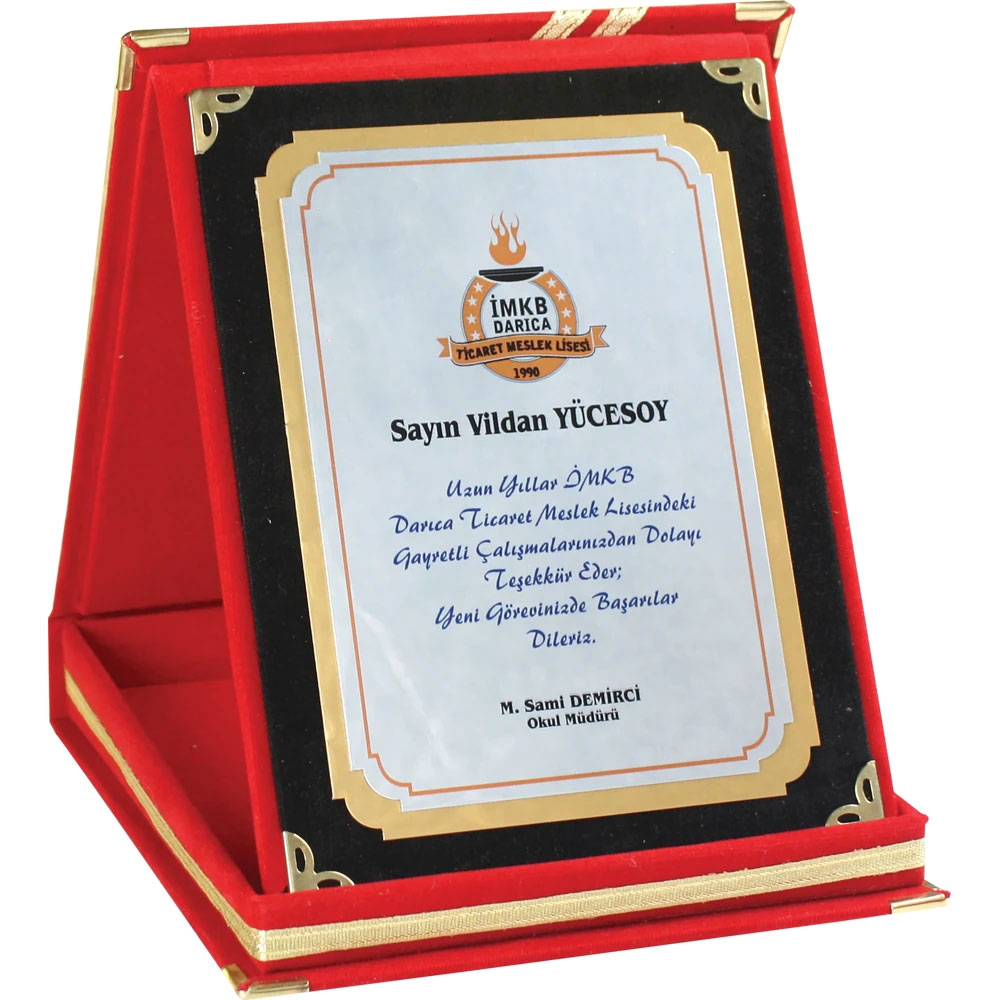 AP-01K-12×16 Albüm Plaket I Kumluca Antalya Promosyon