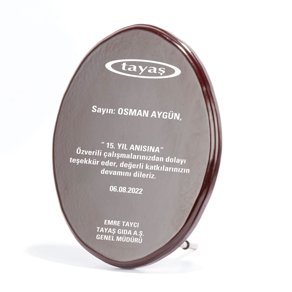 BK-77 Ahşap Plaket I Kumluca Antalya Promosyon